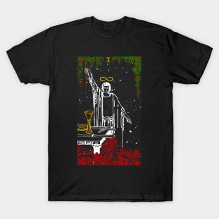 The Magician: Winter Nights - Snow Themed Tarot Card (Christmas VARIANT) T-Shirt